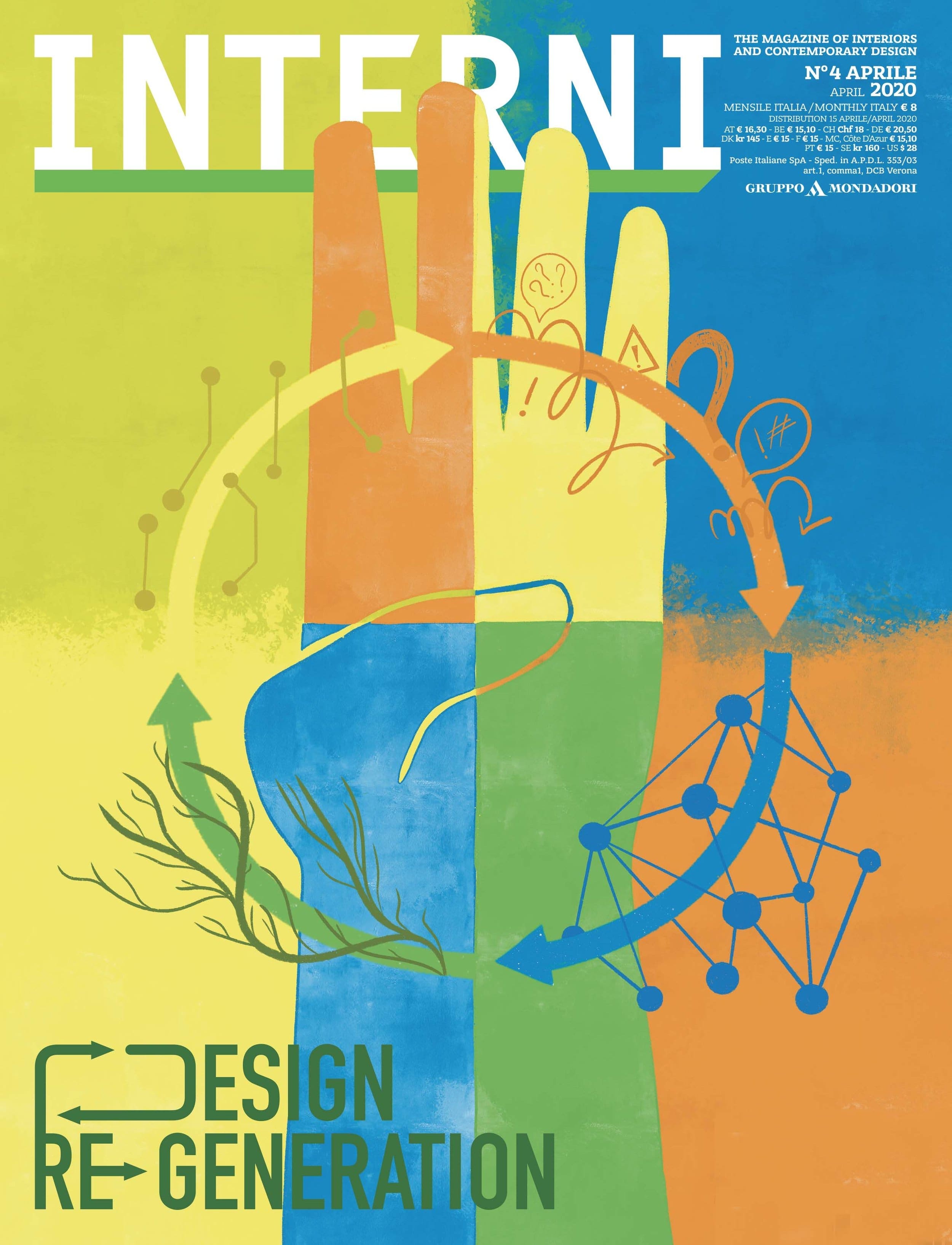 Interni Magazine, Design Re-Generation Cover, 2022